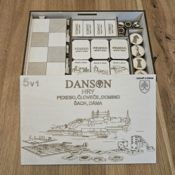 Drevená hra DANSON 5v1 