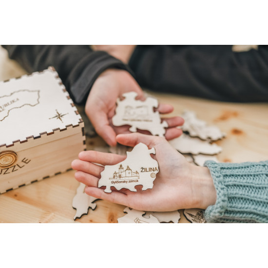 Drevené puzzle vo vrecku VODNÉ PLOCHY Drevené puzzle vo vrecku VODNÉ PLOCHY
