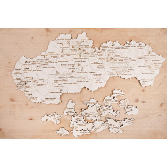 Drevené puzzle vo vrecku VODNÉ PLOCHY Drevené puzzle vo vrecku VODNÉ PLOCHY