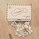 Drevené puzzle v krabičke - Ručné zbrane Drevené puzzle v krabičke - Ručné zbrane